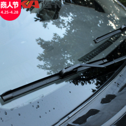 逸卡正品汽车无骨雨刷雨刮器 通用高性能高清无响声U型雨刷片批发图2
