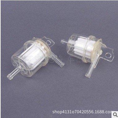 批发 夏利 汽车摩托车塑料汽油格 高分子汽油滤芯 透明滤清器图3