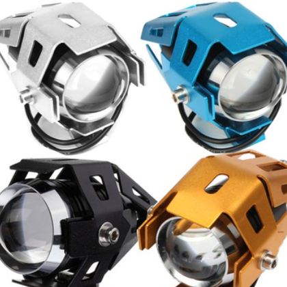 外贸爆款U5变形金刚摩托车射灯 改装led前大灯 雾灯图3