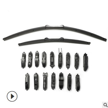 工厂直供软骨雨刷 多功能小钢爪有骨雨刮器小汽车无骨静音雨刷片图2