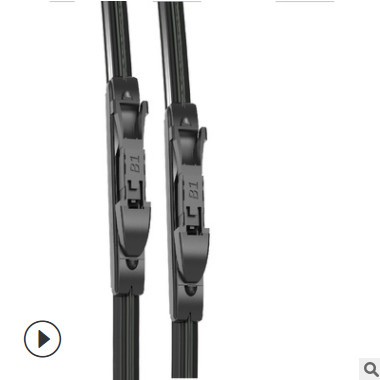 多功能三段有骨雨刮器十五适配器雨刷通达双A胶智能雨刮片工厂直图3