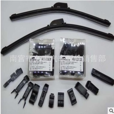 JM982无骨多功能雨刷带11个接头卡扣多功能 无骨雨刷带包装图2