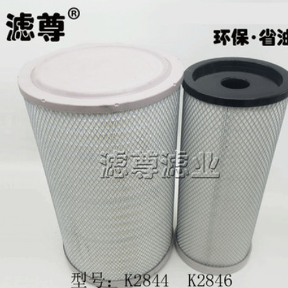 K2844空气滤芯 2845 PU空滤 新款欧曼空气滤清器K2846空气格图2