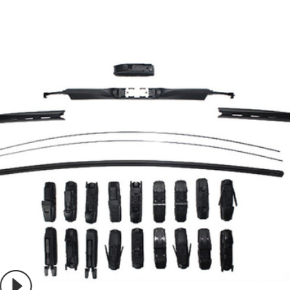 有骨雨刷器厂家供应多种汽车适用有骨铁架雨刷臂雨刮片雨刮胶条图2