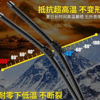 开瑞优派优胜优雅优翼优优雨刮器 无骨雨刮片汽车前窗雨刮器片图2