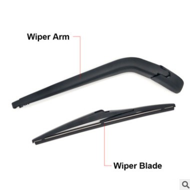 适用丰田雅力士/TOYOTA Yaris后车窗雨刮器总成后雨刷片摇臂盖子图3