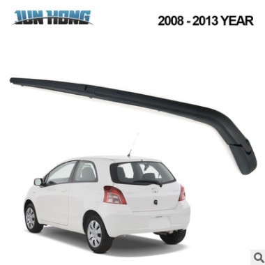 适用丰田雅力士/TOYOTA Yaris后车窗雨刮器总成后雨刷片摇臂盖子图2