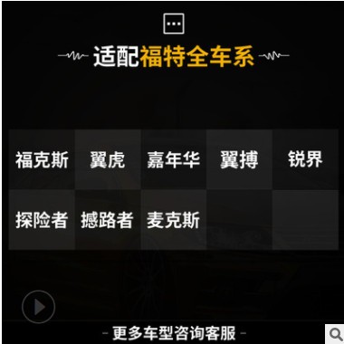 适用福特福克斯嘉年华翼虎翼博锐界探险者麦克斯雨刮器后雨刷新12图2