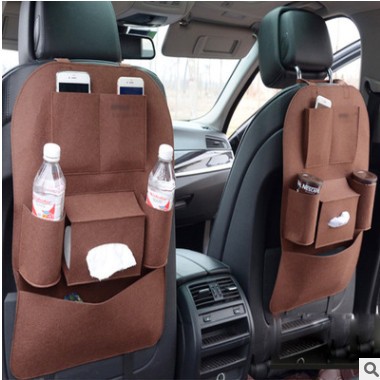 车内汽车用品超市车载储物袋置物袋多功能座椅背收纳箱挂袋纸巾盒图3