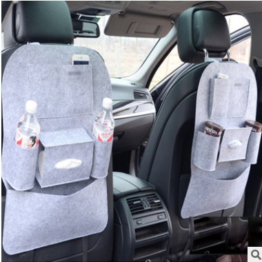 车内汽车用品超市车载储物袋置物袋多功能座椅背收纳箱挂袋纸巾盒图2