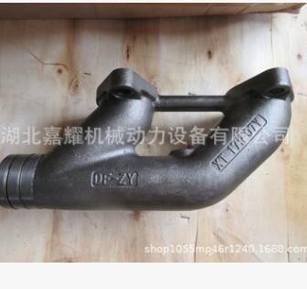东风天龙大力神发动机配件6L L375 QSL9 排气歧管/3937478图3
