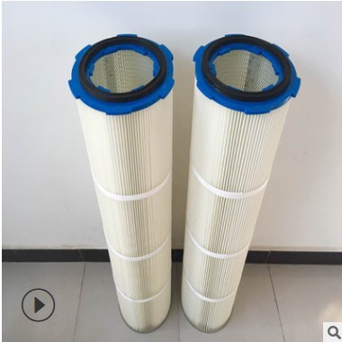 现货供应 3266聚酯除尘滤筒 工业粉尘滤筒 扫地车除尘滤芯图3
