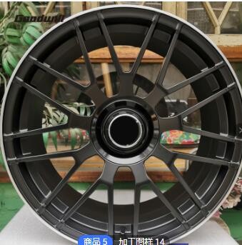 定制适用于奔驰车型轮毂18寸19 20寸汽车轮毂改装铝合金锻造轮辋图2