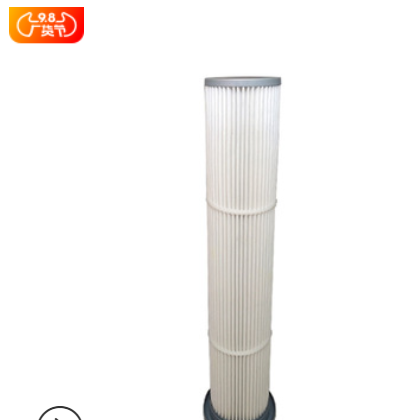 水泥搅拌站仓顶除尘滤芯混凝土热电厂法兰式除尘滤筒聚酯纤维滤芯图2