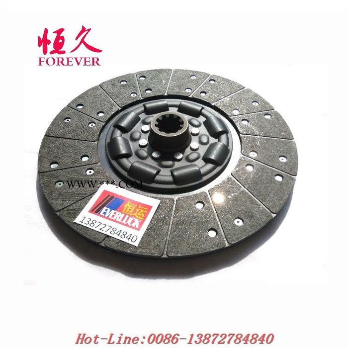 东风EQ2102配件离合器摩擦片EQ1118GA配件离合器片1601.6B-130图2