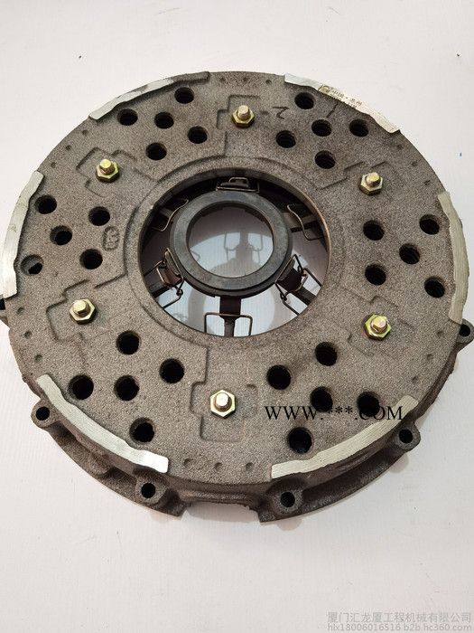 厦工配件 厦工压路机配件 XG6261P 轮胎压路机主离合器外压盘总成 压盘盖总成153铸铁12φ10 厦工叉车配件图2