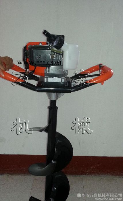 挖坑用机械植树挖坑机，小型挖坑机 转洞机汽油超越离合器挖坑机图3