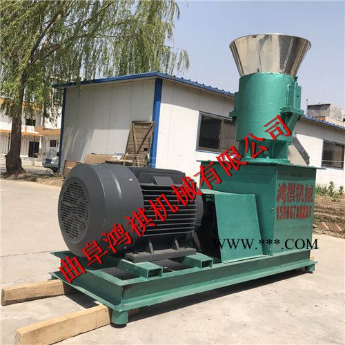 平模饲料颗粒机 鸿祺离合器颗粒机 小型饲料颗粒机 许昌图3