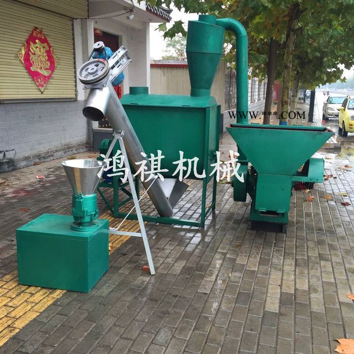 平模饲料颗粒机 鸿祺离合器颗粒机 小型饲料颗粒机 许昌图6
