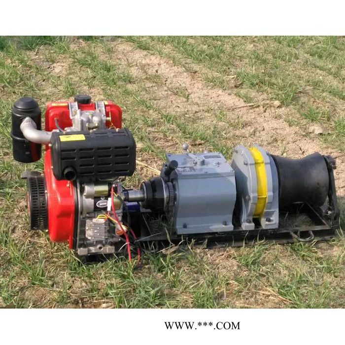 烧油机动牵引绞磨离合器 进口式机动绞磨价格图3