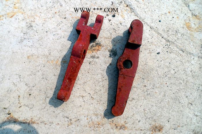 直销小型收割机 三联分离杠杆 离合器分离杠杆 分离拉抓图2