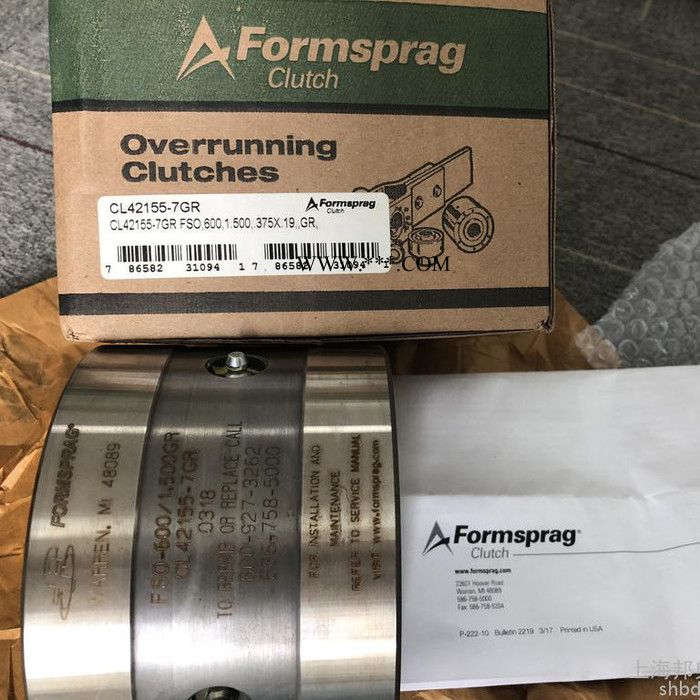 美国原装FORMSPRAG 超越离合器 联轴器 FSO-600/38mm FSO-600/1.5 EP42155-303