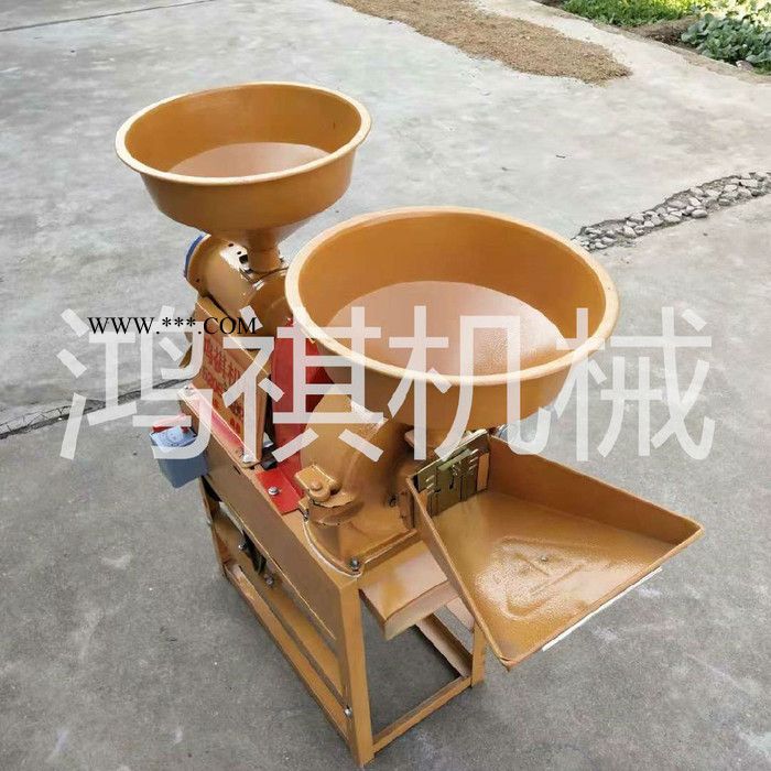 鸿祺 离合器式去皮碾米机 粮食去皮机 家用谷子脱壳去皮机图3
