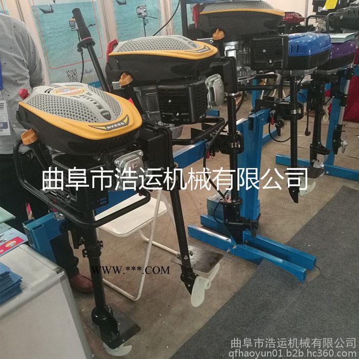 山东曲阜浩运机械工厂批发 **多功能油沁式离合器立式挂机 铝合金叶轮便携式船用挂机图5