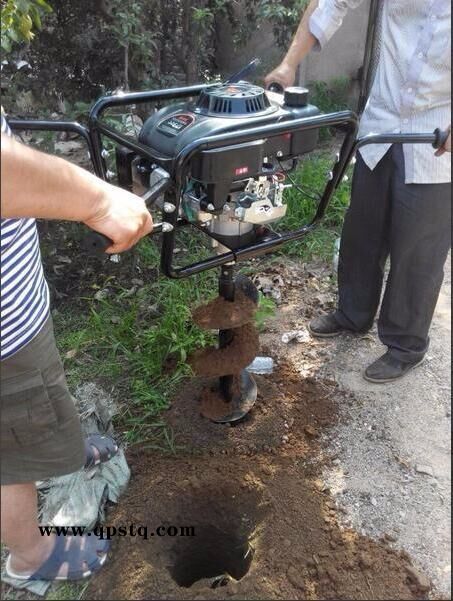 惠民硬土地打洞机超越离合器挖坑机园林苗木种植机硬质量挖坑机图2