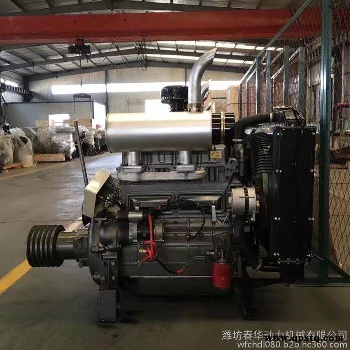 潍柴系列柴油机4105ZP  2000转63KW  带离合器皮带轮 固定动力柴油机 水泥罐车柴油机 水泥罐车用柴油机图2