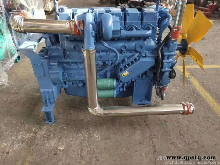 潍坊柴油机批发 粉碎机用斯太尔发动机 带专用加大离合器皮带轮 粉碎机用潍柴发动机 WP12发动机图3