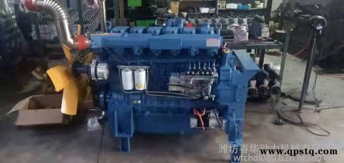 潍坊柴油机批发 粉碎机用斯太尔发动机 带专用加大离合器皮带轮 粉碎机用潍柴发动机 WP12发动机图4