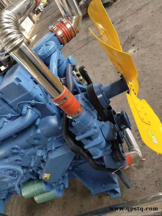 潍坊柴油机批发 粉碎机用斯太尔发动机 带专用加大离合器皮带轮 粉碎机用潍柴发动机 WP12发动机图2