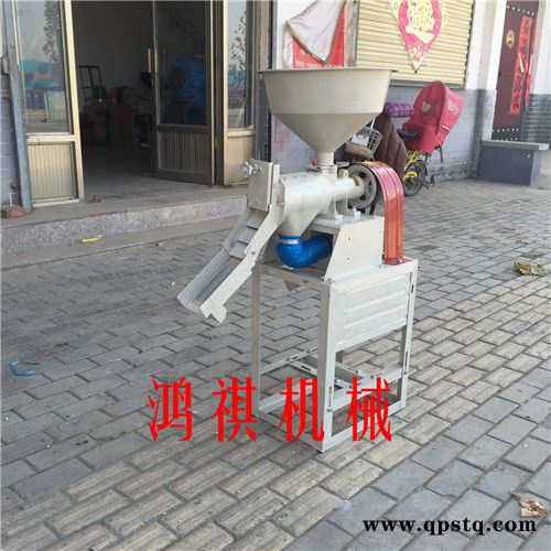 乐昌离合器式去皮碾米机 鸿祺**高效碾米机设备 大米小米碾米机图5