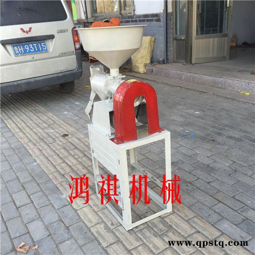 乐昌离合器式去皮碾米机 鸿祺**高效碾米机设备 大米小米碾米机图7