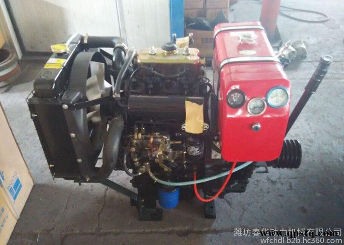 春华（2110P）柴油机 双缸24KW柴油机  福建力佳系列2200转 带离合器皮带轮 固定动力型柴油机图2