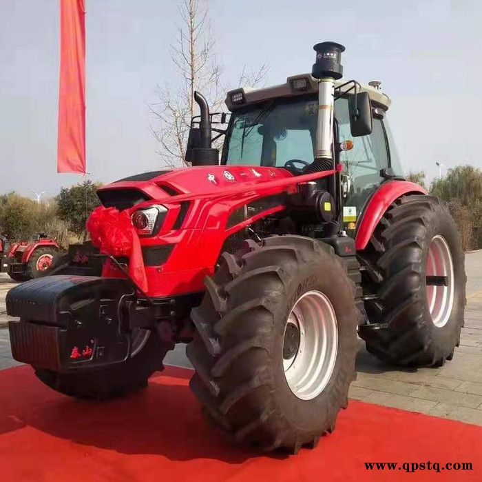 大型农用泰山2204拖拉机 同步器换挡 TG大桥潍柴发动机 16寸双作用离合器 加重后桥加大底盘的拖拉机图4