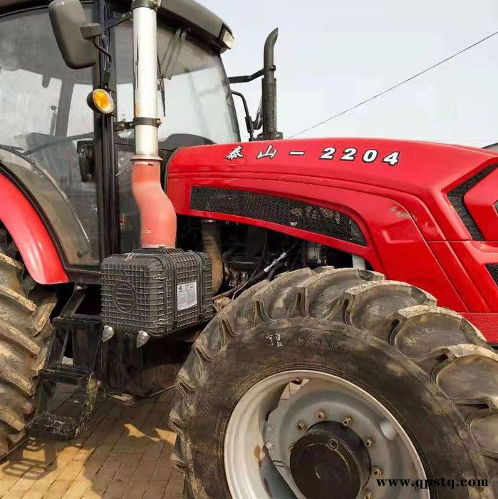 大型农用泰山2204拖拉机 同步器换挡 TG大桥潍柴发动机 16寸双作用离合器 加重后桥加大底盘的拖拉机图6