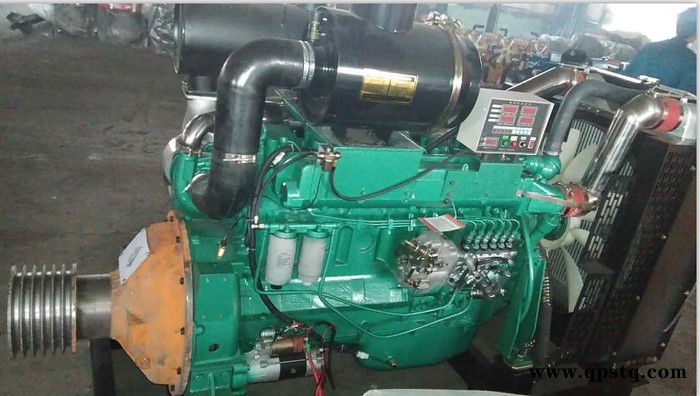 潍柴（6126ZLP）柴油机 潍柴系列225KW柴油机 带液压离合器6C260皮带轮 固定动力型柴油机图2