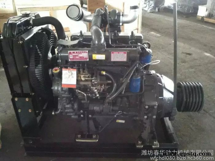 供应  139-5369-7600 潍柴系列柴油机4105ZP 2000转63KW  柴油机  柴油发电带离合器皮带轮图2