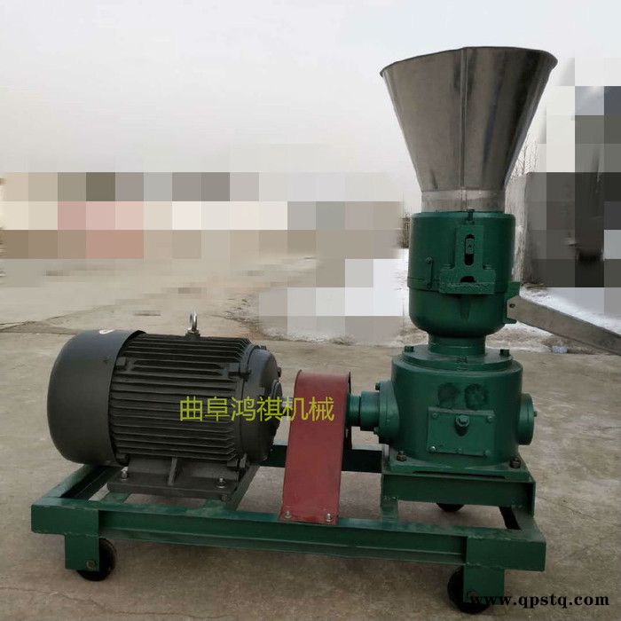 鱼饲料颗粒机 木屑颗粒机 鸿祺离合器颗粒机 小鸡 鱼饲料颗粒机图6