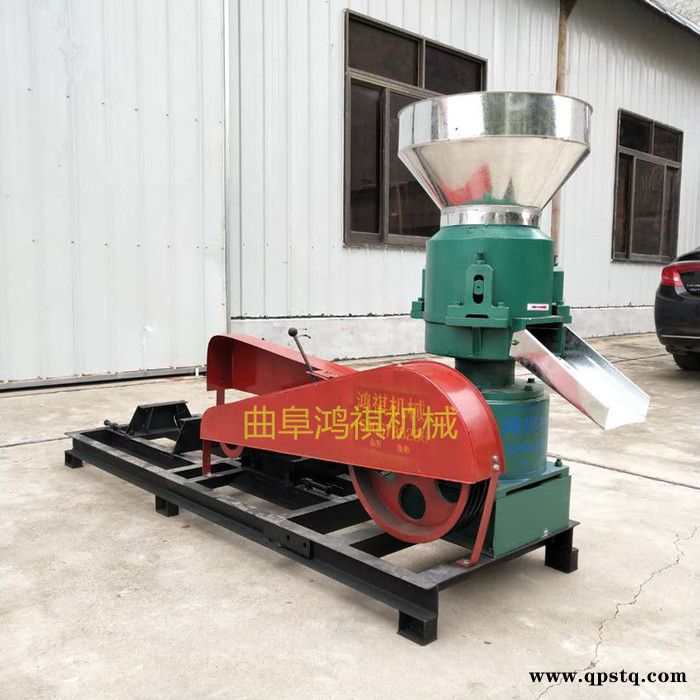 鱼饲料颗粒机 木屑颗粒机 鸿祺离合器颗粒机 小鸡 鱼饲料颗粒机图2