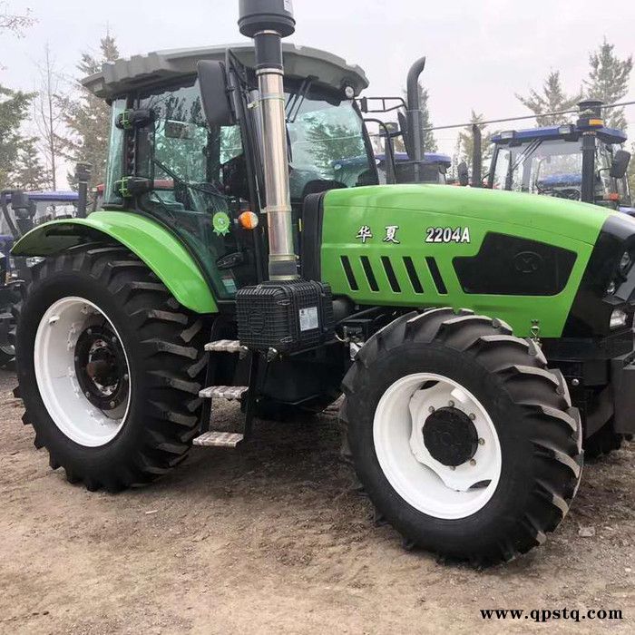 华夏1604四驱柴油四轮拖拉机 全液压助力转向 双离合器装置 耕种农用四轮拖拉机图4