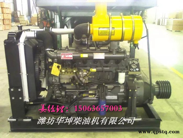 潍柴6105带离合器皮带轮柴油机图2