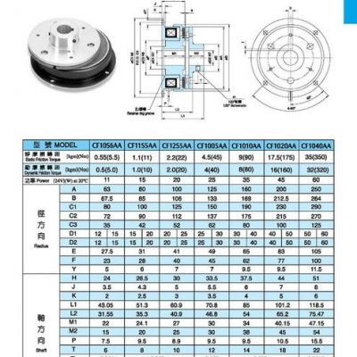 台湾仟岱电磁离合器CDE1S5AF-广州明协（仟岱总代理）
