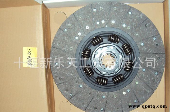 ,B东风天龙离合器从动盘1601ZB1T-130 进口摩擦片图2