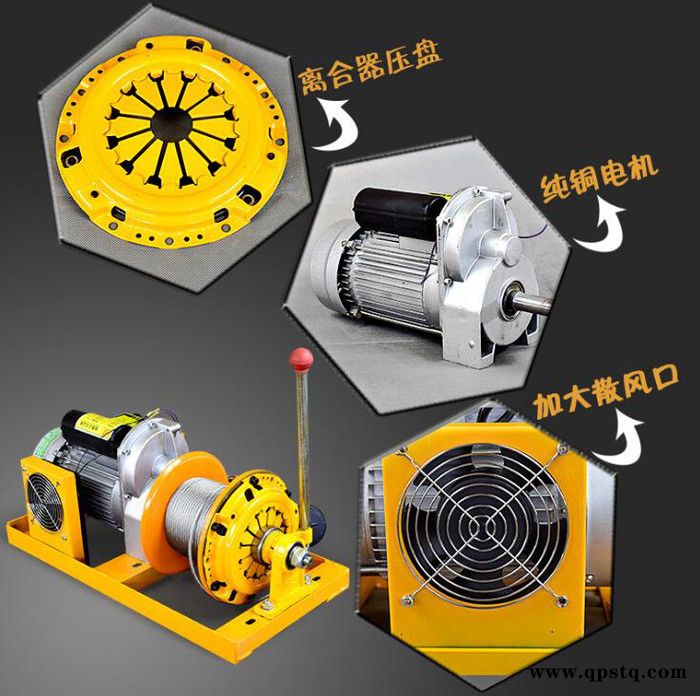 220V汽车压盘离合器提升机 吊运装修家用小型提升机500-1000kg图2