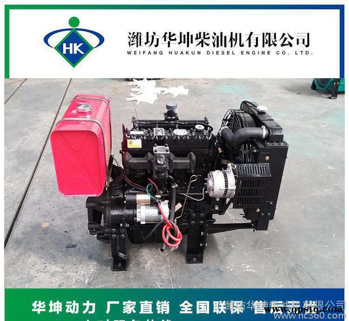 潍坊四缸490柴油机 2400转 固定动力带离合器 配套专用柴油机图3