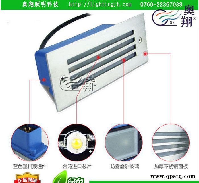 led地角灯led埋地灯庭院3W地埋灯户外led射灯墙角灯墙图2