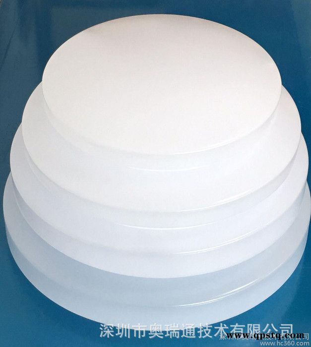 深圳吸顶灯外壳直销  PS扩散灯罩 单高边灯罩图2